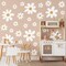 12 Sheets Daisy Wall Decals – Large Flower Stickers for Nursery, Kids’ Bedroom & Living Room